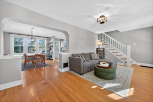 Elizabeth boasts a sunny open floor plan with oodles of natural light.