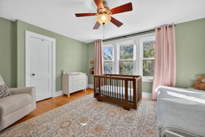 The 2nd bedroom is an impressive 16x12 with TWO walk in closets!  If you prefer, it would also make for an incredible primary bedroom.