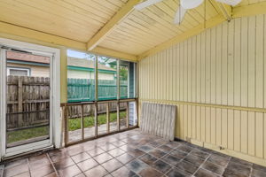 Enclosed Patio
