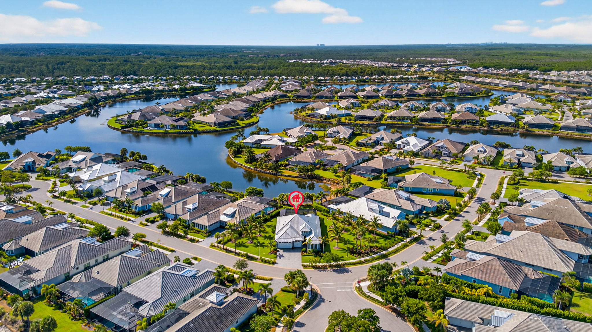 Long Front Aerial View