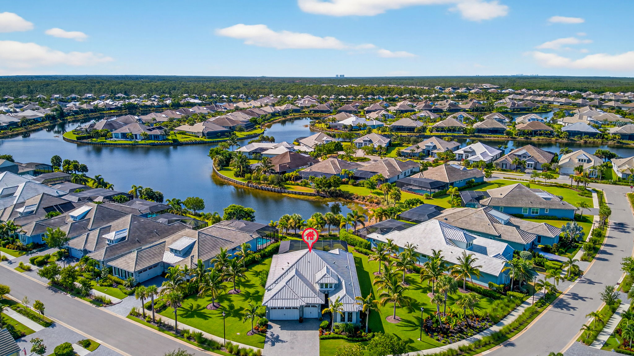 6040 Lucaya Way Aerial Long View