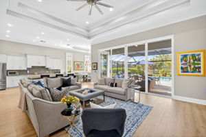 View from foyer into Living Room