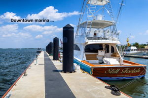 Store your boat at the downtown marina minutes away ...