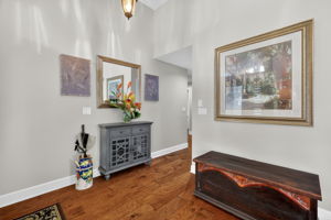 Front Foyer leads to the 2nd and 3rd Bedroom side of the home