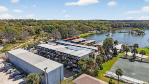 Marina with boat storage options
