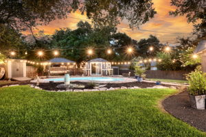 Back Yard and Pool