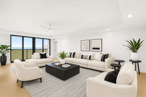 Virtual Staged Living Area