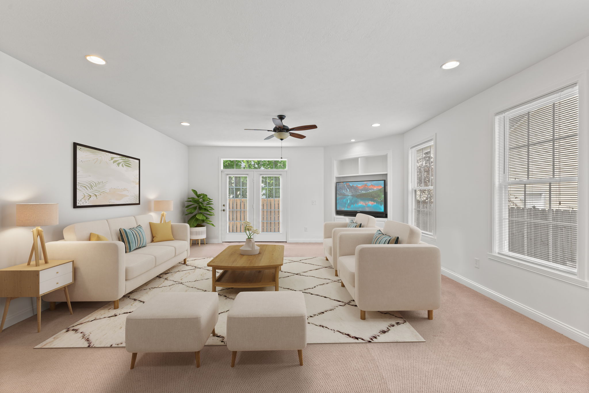 Family Room - Virtual Staging