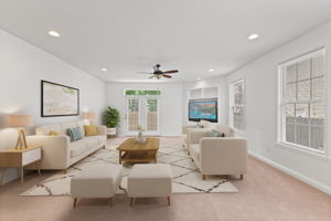 Family Room - Virtual Staging