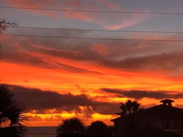 Stairway sunset.