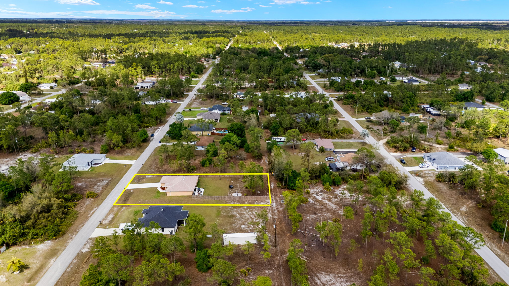 Aerial Rear Exterior 2 - lot line