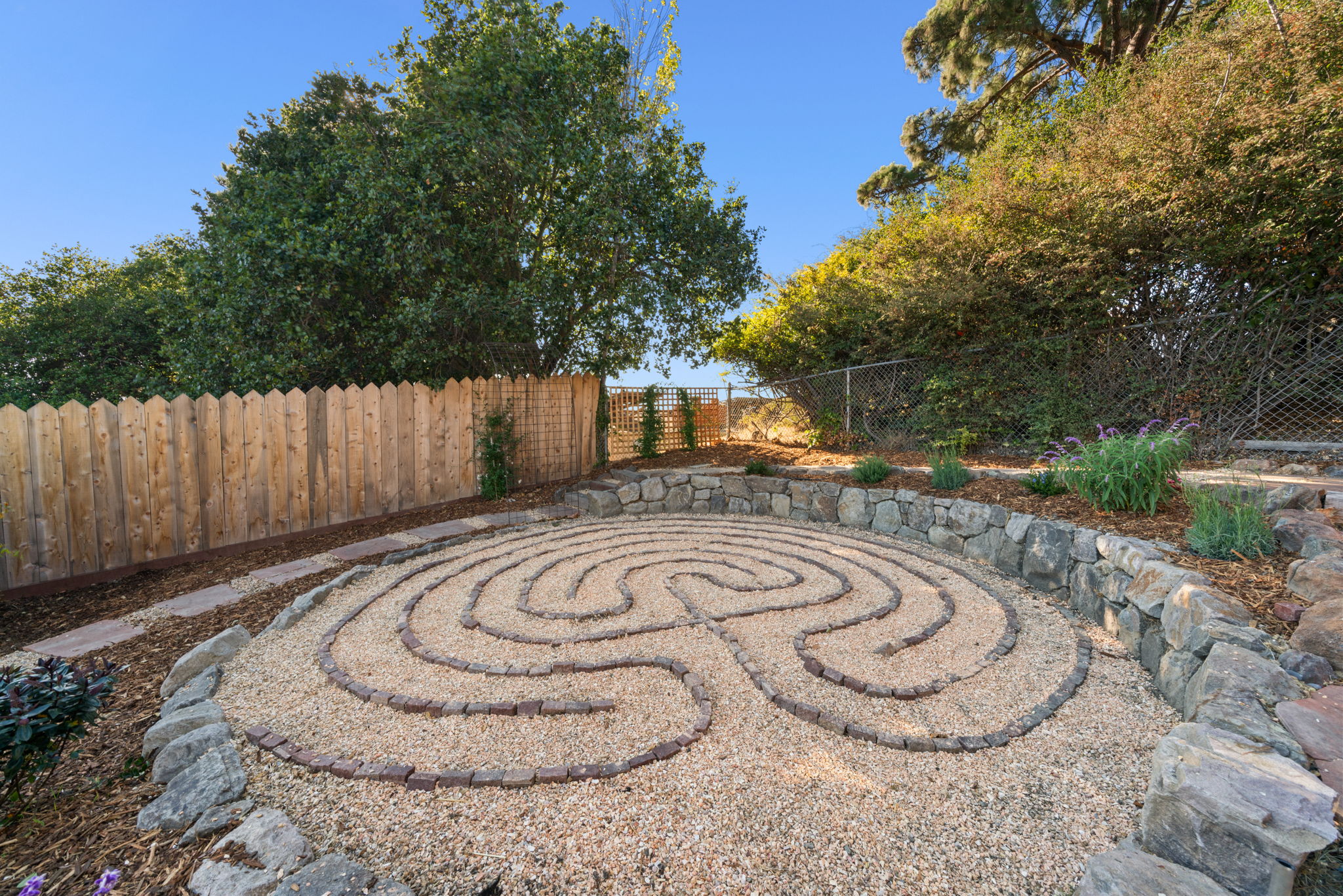 Backyard Labyrinth