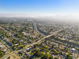 Aerial Bay Views w/ Fog