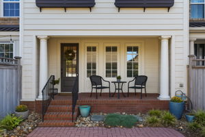 Gorgeous brick front porch
