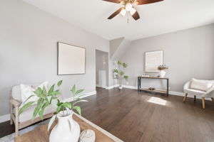 Want to add a dining table or an oversized sectional?  This room can accommodate either!