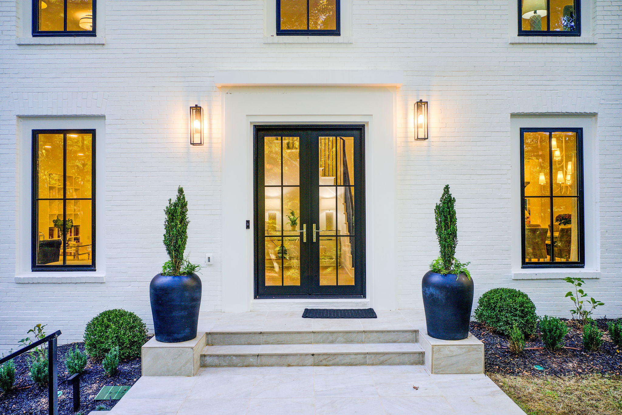 68 Aerial Exterior Front Porch Entry Detail B