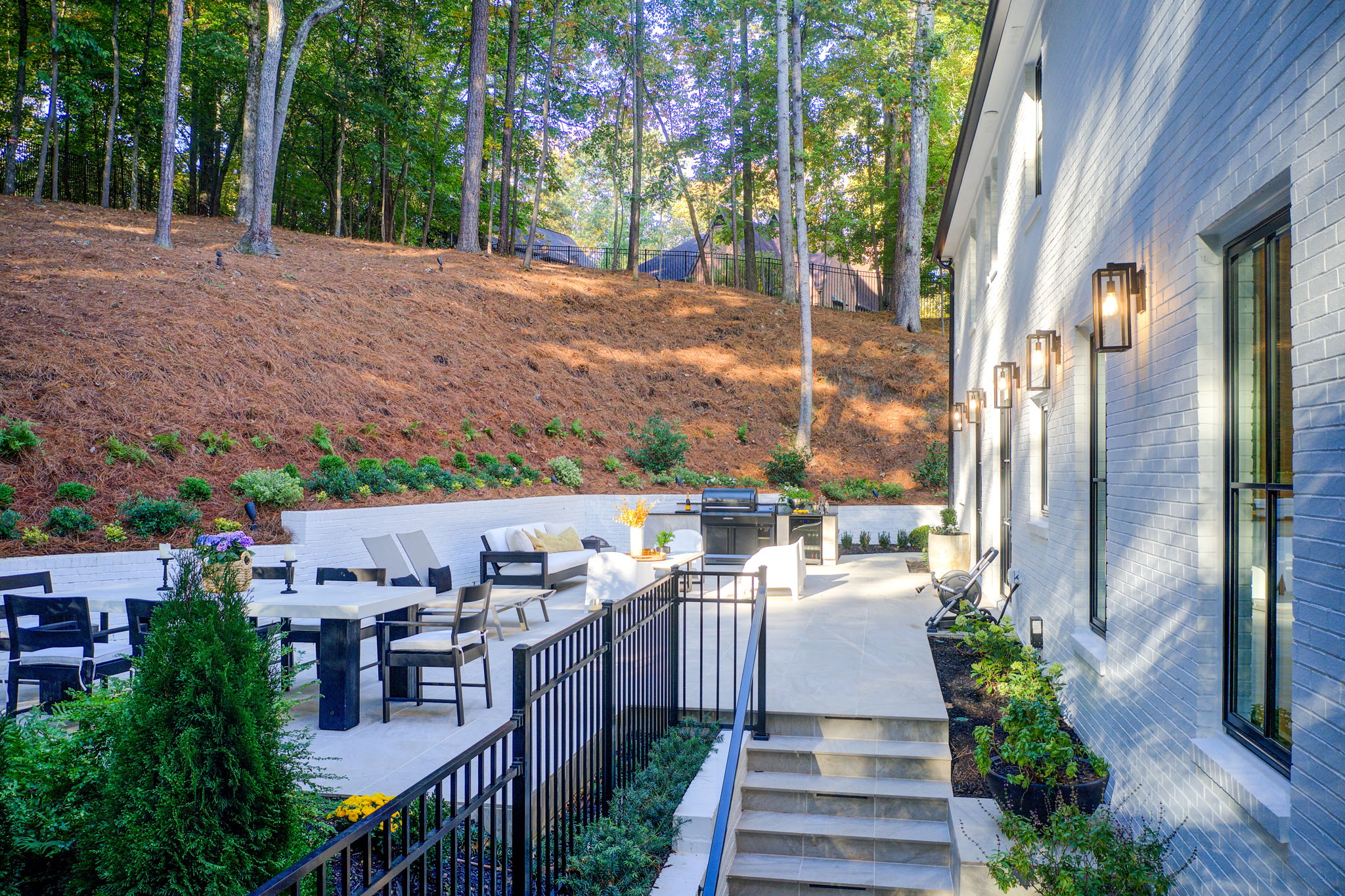 74 Aerial Exterior Back Patio C