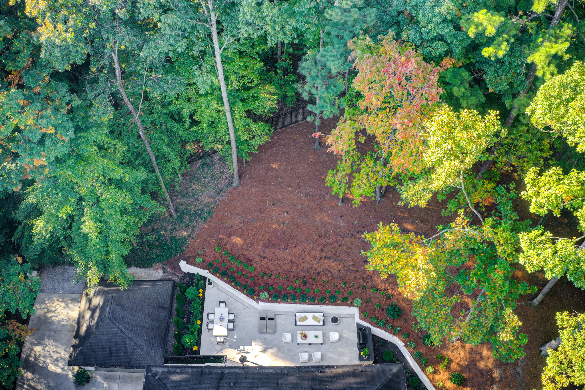 78 Aerial Rear Lot Bird's Eye View B
