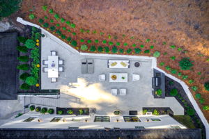 23 Aerial Exterior Back Patio Bird's Eye View
