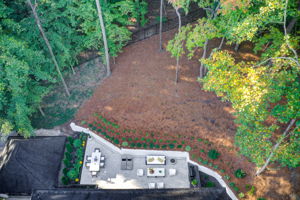 24 Aerial Rear Lot Bird's Eye View A