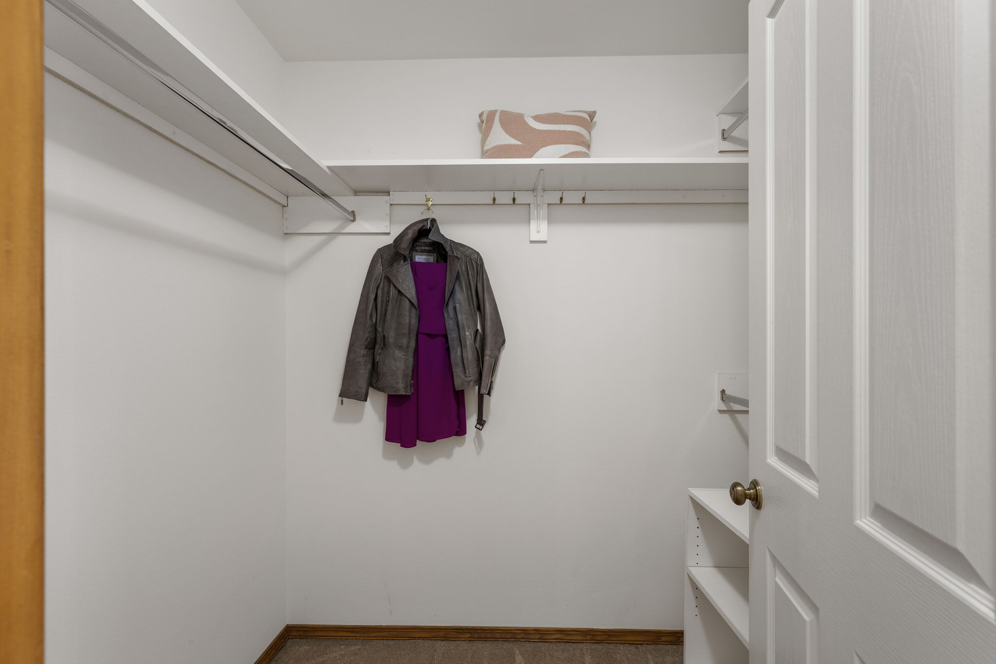 Another large primary closet.