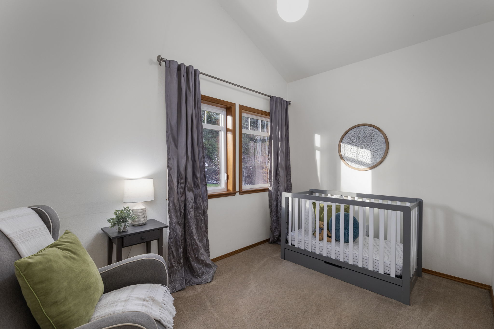 Bonus room with vaulted ceiling nearby upper primary! Office, nursery, hobby room?