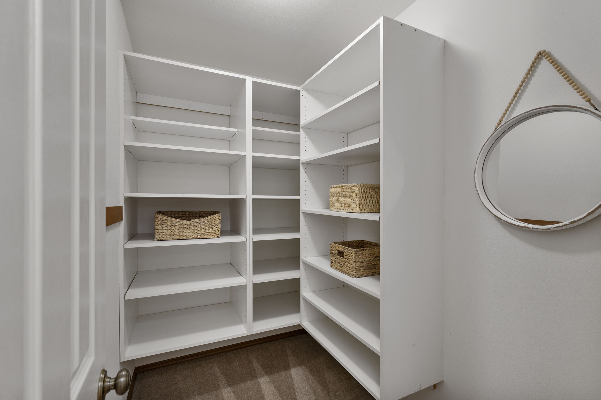 One of the guest bedroom closets.