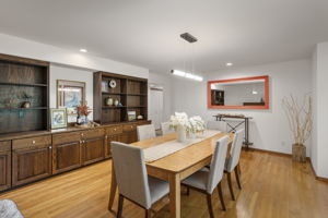 Another shot of HUGE dining...kitchen through doorway to left.