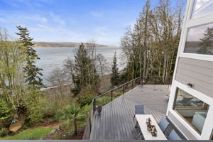 The deck, the views of Vashon Island, the salt air...