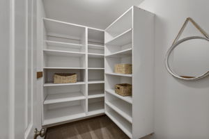 One of the guest bedroom closets.