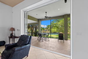20 ft ceilings in the home and lanai