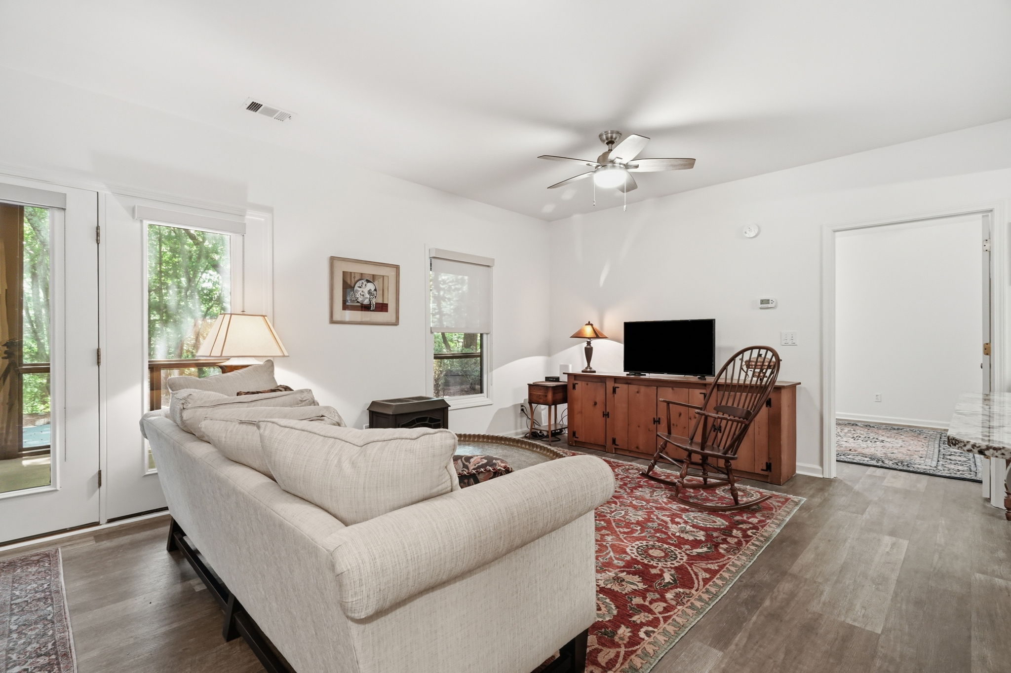 Terrace level family room