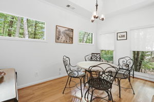 Dining area open to great room