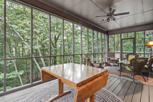 Large screened porch on main level