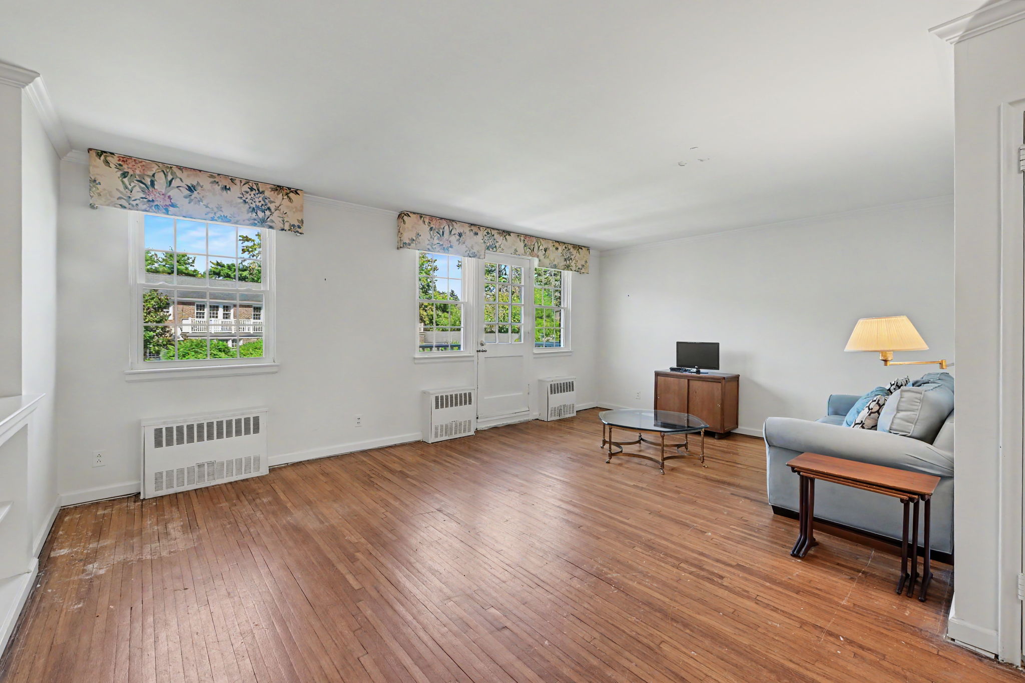 Hardwood floors throughout