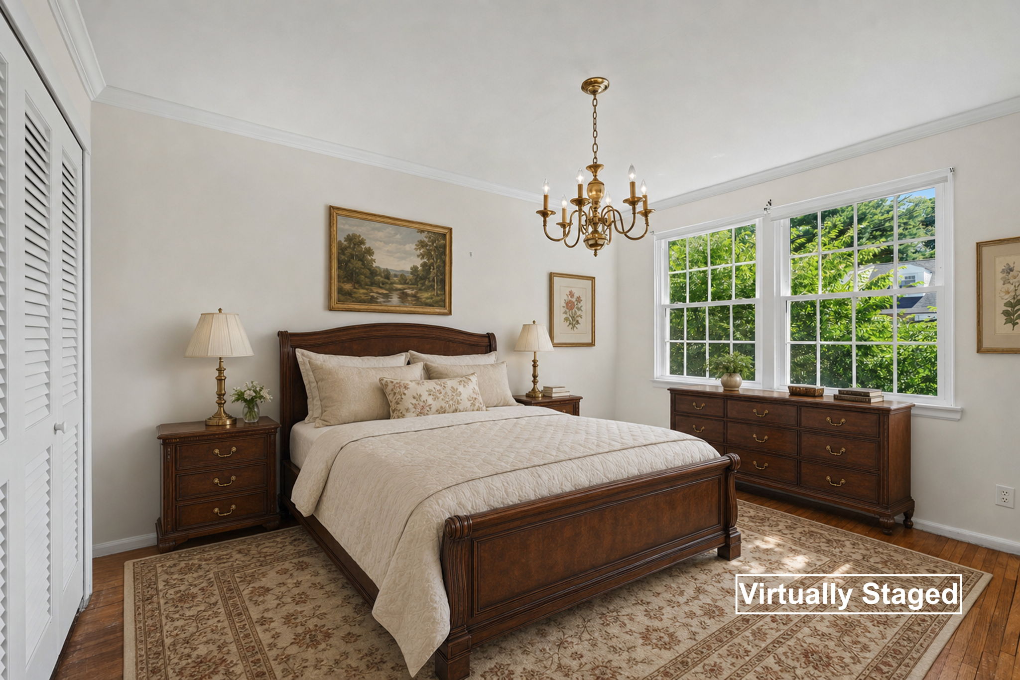 3rd Bedroom virtually staged