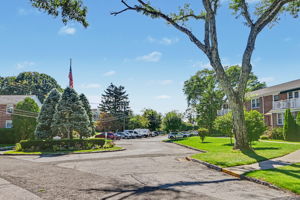 View from #61's building toward flagpole circle and main drive