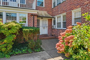 Private entry to #61, a 2nd Floor End Unit with 3 exposures