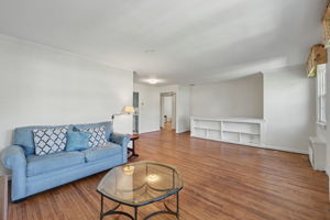 Living Room or Living/Dining Room has built-in cabinetry