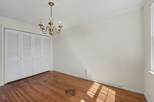 3rd Bedroom, double closet with built-ins