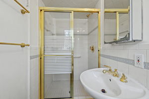 Primary Bath has tile floor