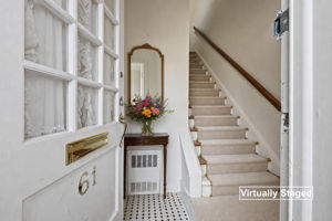 Foyer virtually staged