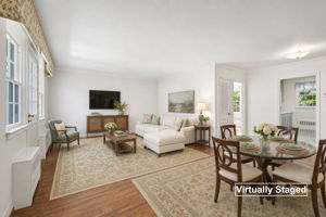 Living/Dining Room virtually staged