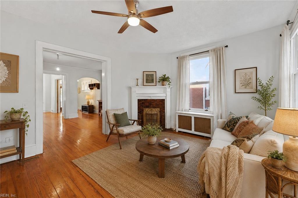 Virtually Staged Living Room