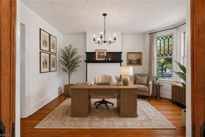 virtually staged front room