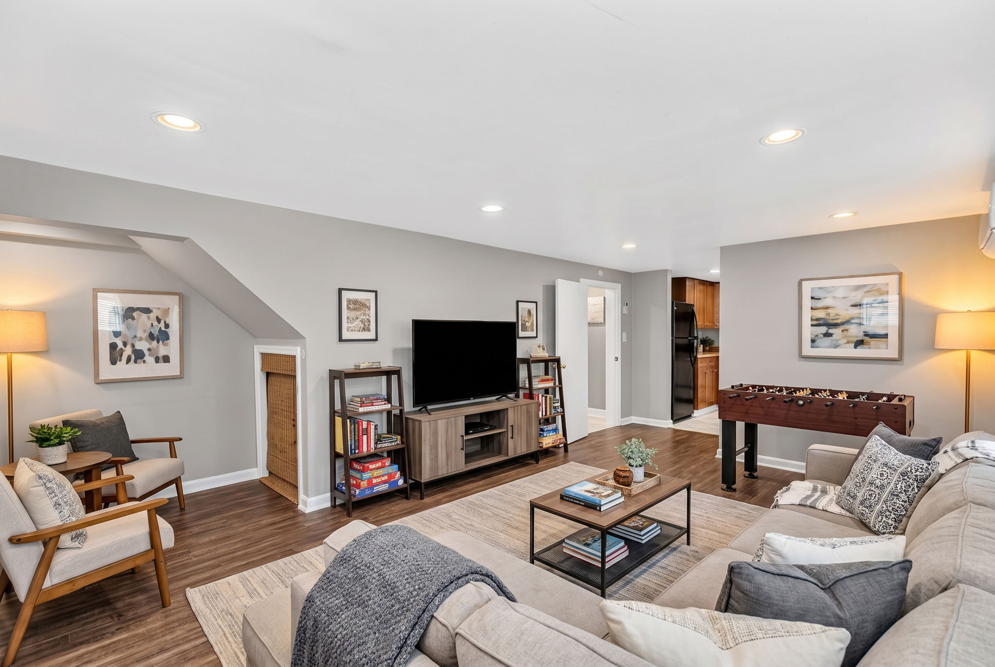 LL staged as family room