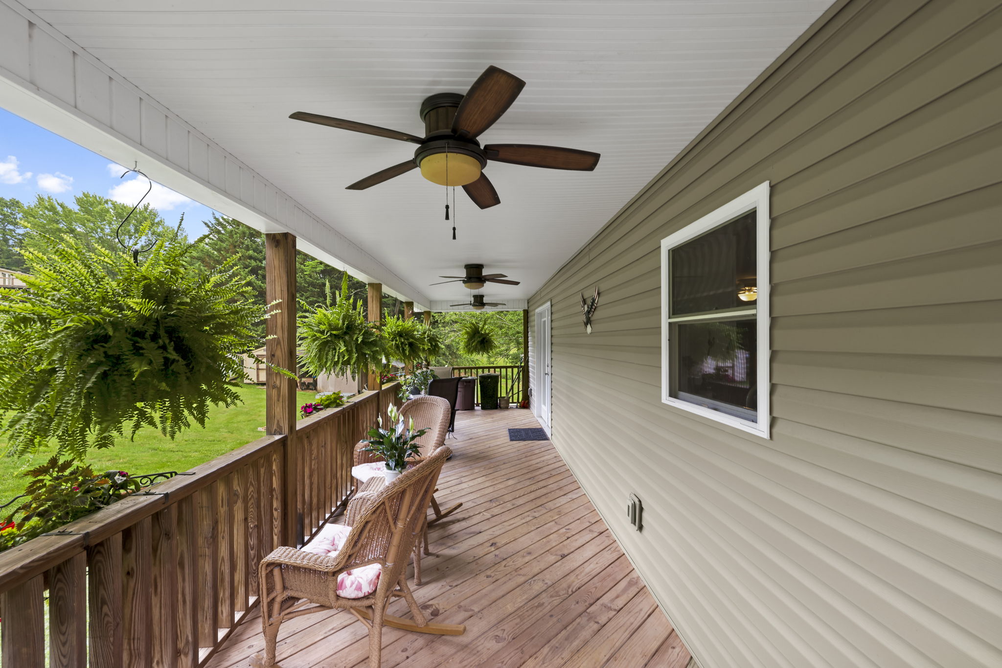 Lovely covered front porch