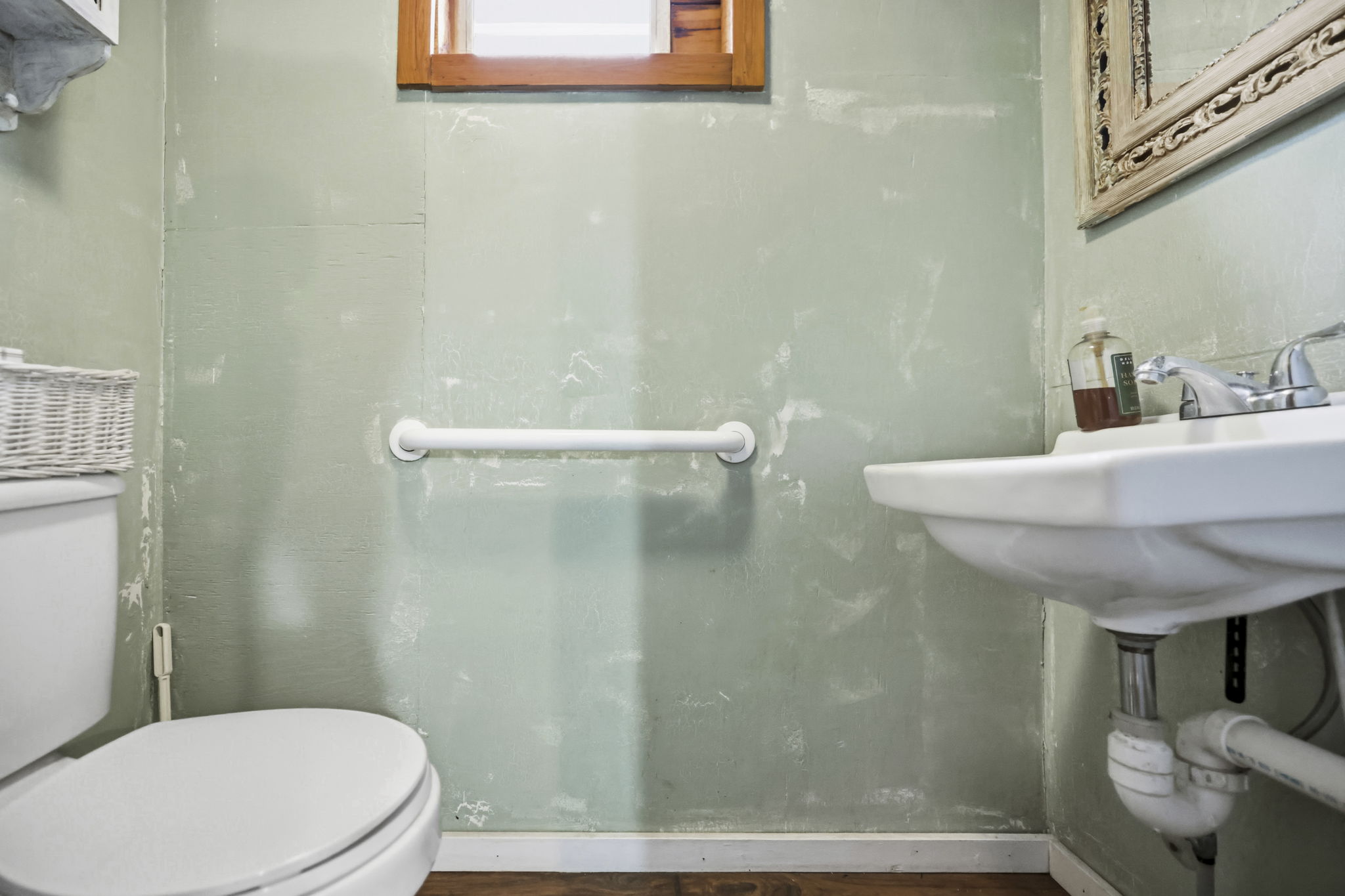 Half bath in the shop