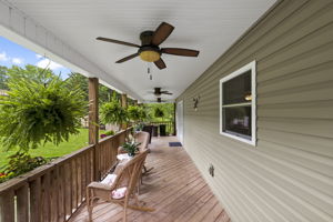Lovely covered front porch