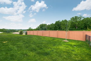 Backyard with Fencing